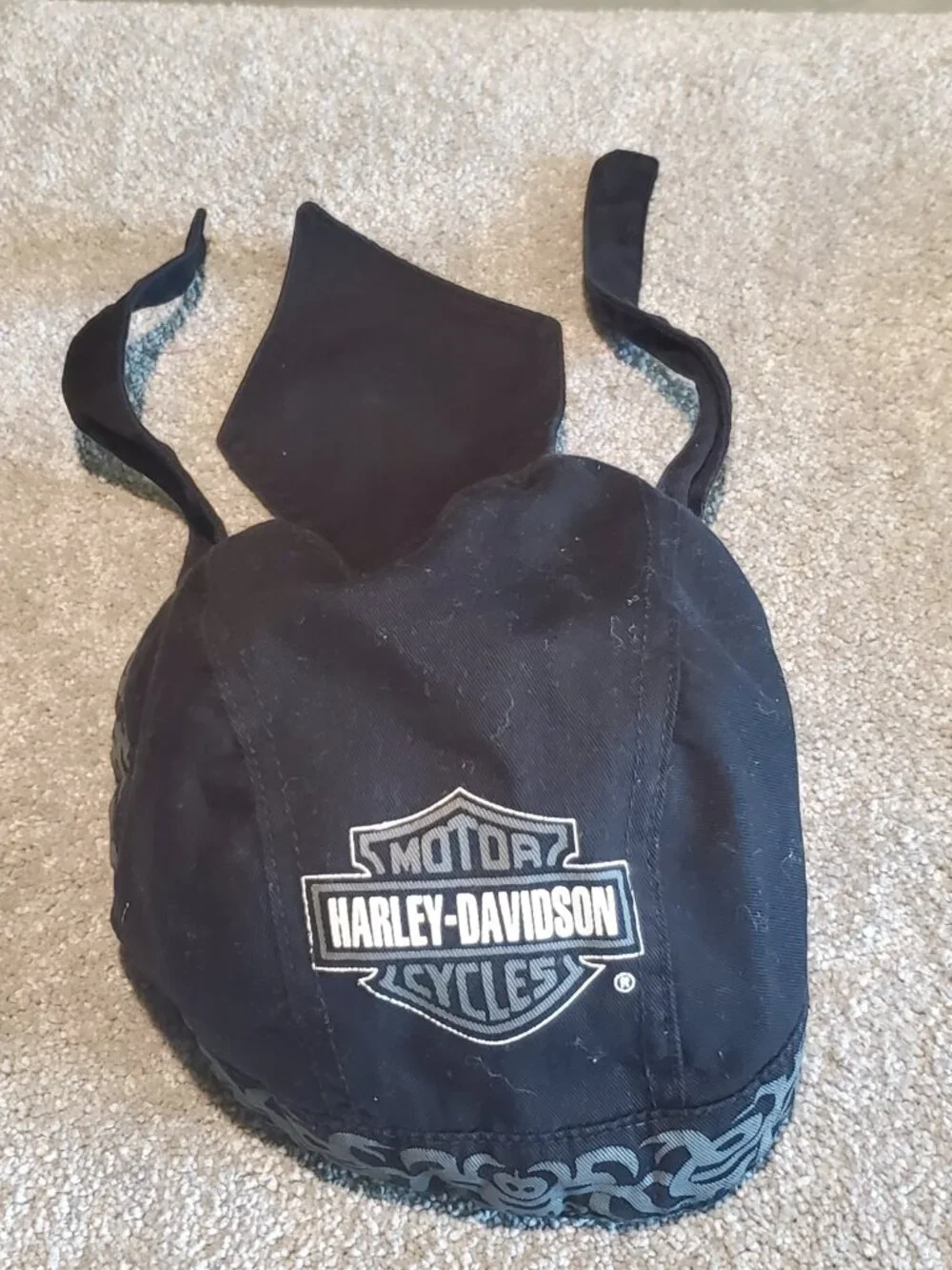 Harley-Davidson Black Skull Cap